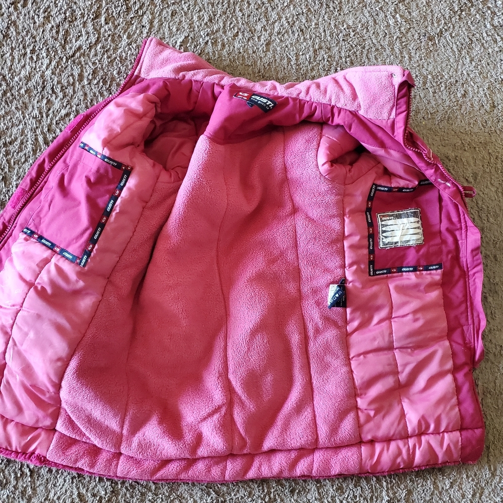 Long jacket with matching scarf and toque